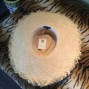 Wyeth | Accessories | Rare Wyeth Frayed Edge Straw Hat 
